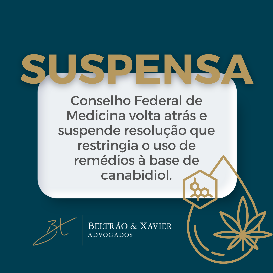 CFM Suspende Resolu��o que Restringia Uso de Medicamentos � Base de Canabidiol