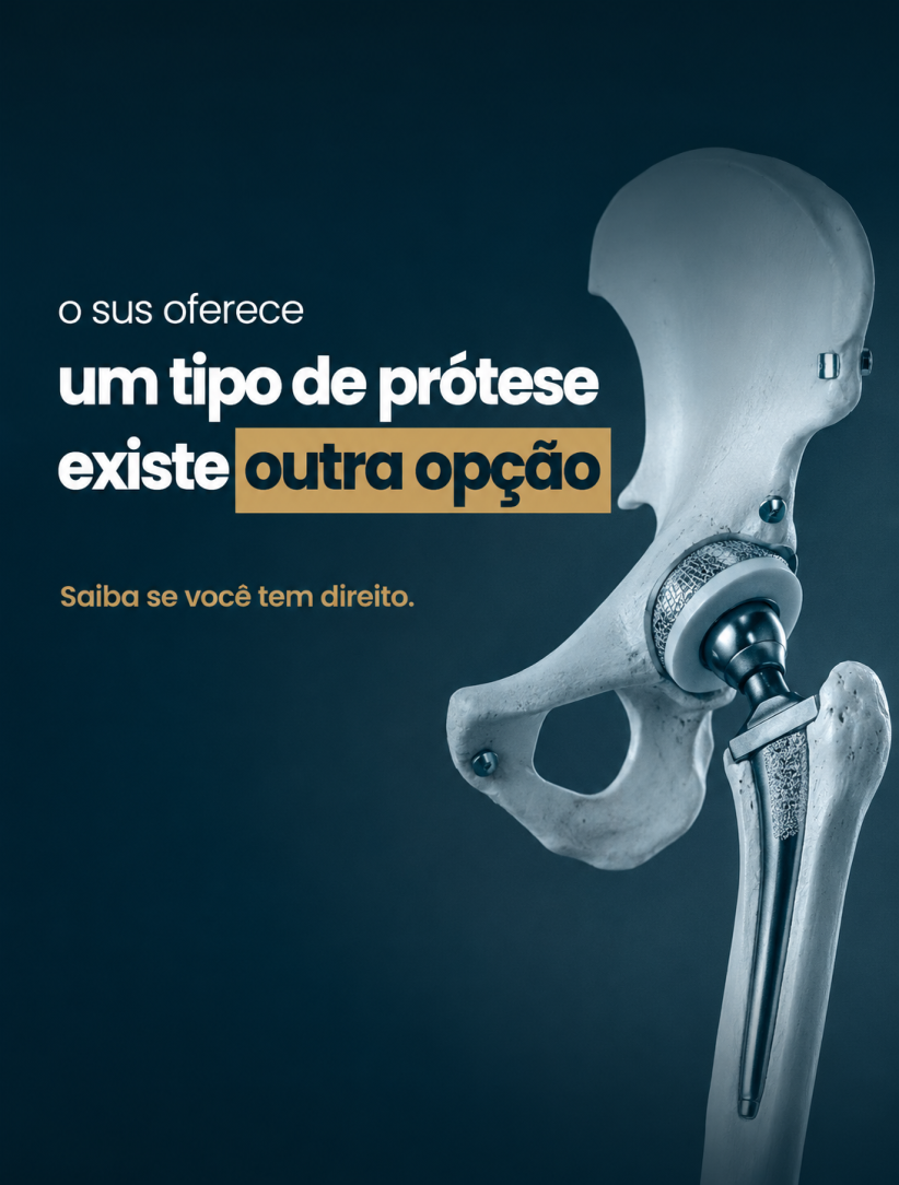 O SUS Vai Operar Seu Quadril, Mas Nega a Pr�tese Certa. Saiba o Que a Justi�a Tem Decidido